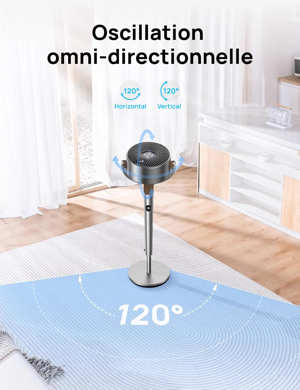 Ventilateur rafraîchissant DREO — 8 vitesses et 3 modes — image 5